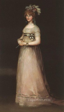 Francisco goya Painting - La Condesa de Chinchón retrato Francisco Goya